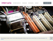 Tablet Screenshot of intervaria.com